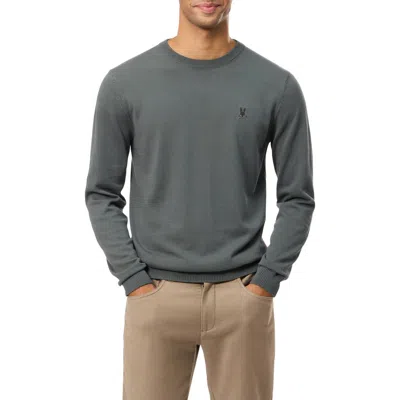 Psycho Bunny Belmore Cotton Crewneck Sweater In Urban Chic