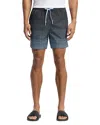 Psycho Bunny Bendigo Allover Print 5.75 Swim Trunks In Evening Blue
