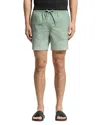 Psycho Bunny Bendigo Allover Print 5.75 Swim Trunks In Sea Spray