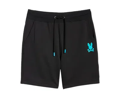 Psycho Bunny Bennett Black Men's Sweat Shorts B6r439r1ft-blk