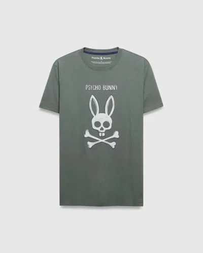 Psycho Bunny Big And Tall Adler Graphic Tee In Green