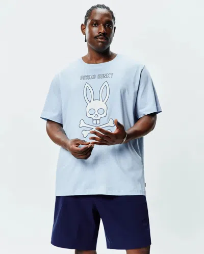 Psycho Bunny Big And Tall Adler Graphic Tee In Blue