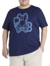 Psycho Bunny Big & Tall Carlo Graphic Tee