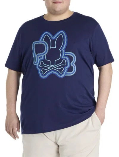 Psycho Bunny Big & Tall Carlo Graphic Tee