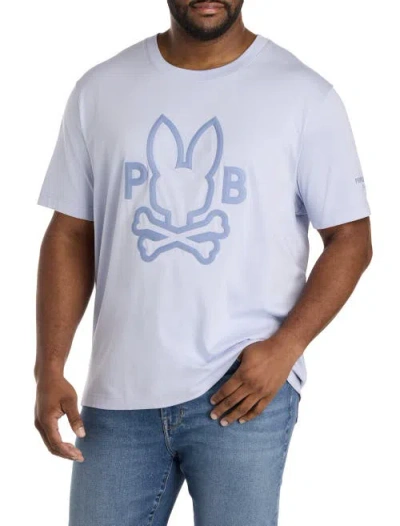 Psycho Bunny Big & Tall Chris Graphic Tee In Blue
