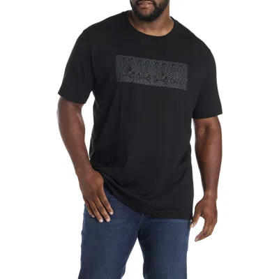 Psycho Bunny Big & Tall Costello Graphic Tee In Black