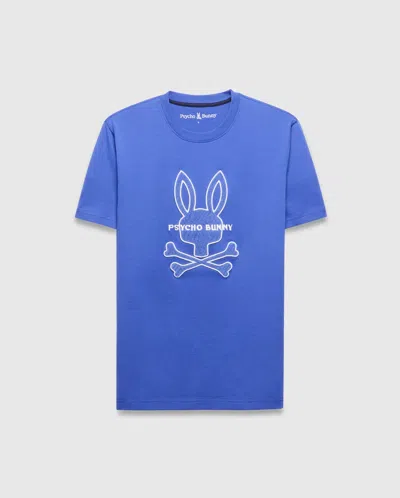 Psycho Bunny Big And Tall Craig Graphic Tee In Blue