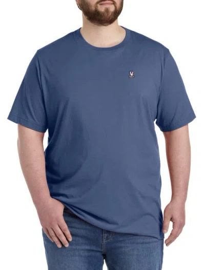 Psycho Bunny Big & Tall Crewneck T-shirt In Blue