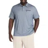 Psycho Bunny Big & Tall Hadley Piqué Performance Polo Shirt In Blue