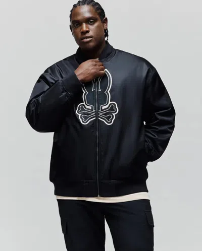 Psycho Bunny Big And Tall Magnus Relaxed Bomber In Blue