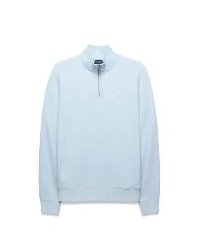 Psycho Bunny Big And Tall Marc Zip Sweatshirt In Gray