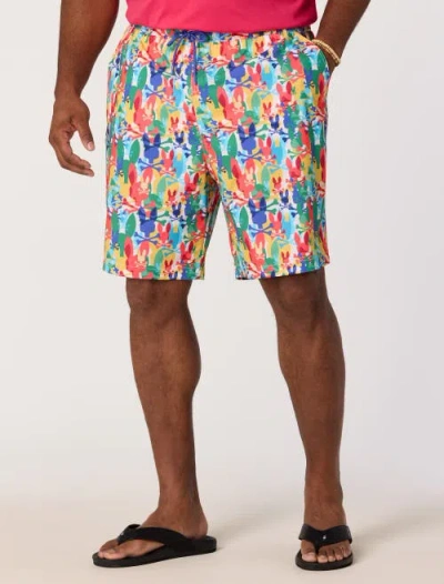 Psycho Bunny Big & Tall Tanner Swim Trunks In Multi