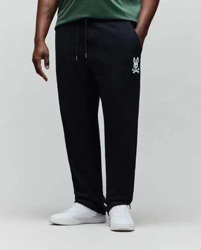 Psycho Bunny Big And Tall Tate Chenille Sweatpant In Black