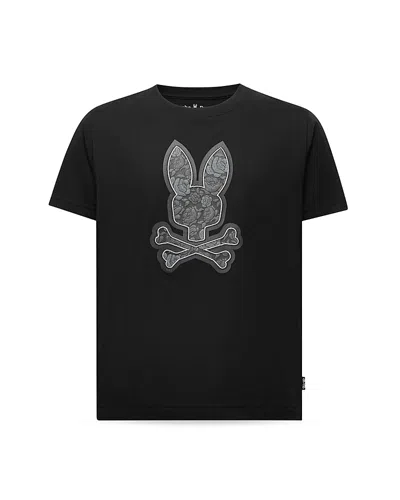 Psycho Bunny Boys' Rowen Bunny Graphic Tee - Little Kid, Big Kid In Black