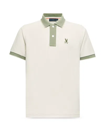 Psycho Bunny Boys' Thatcher Pique Polo - Little Kid, Big Kid In Neutral