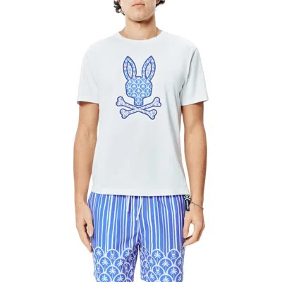 Psycho Bunny Brad Appliquét-shirt In White
