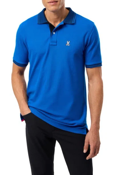 Psycho Bunny Bradford Tipped Piqué Knit Polo
