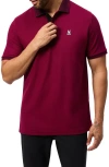 PSYCHO BUNNY PSYCHO BUNNY BRADFORD TIPPED PIQUÉ KNIT POLO