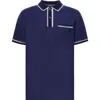 Psycho Bunny Bradford Pique Polo In Evening Blue