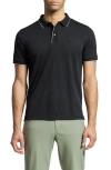 Psycho Bunny Bryce Performance Polo In Black