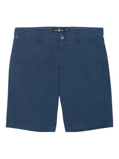 Psycho Bunny Button-fastening Shorts In Blue
