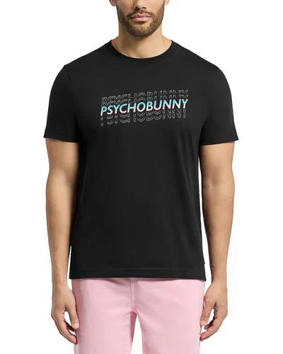 Psycho Bunny Canberra Graphic Tee In Black