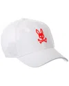 PSYCHO BUNNY CHICAGO EMBROIDERED BASEBALL CAP