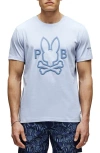 Psycho Bunny Chris Graphic T-shirt In Blue