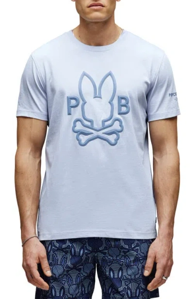 Psycho Bunny Chris Graphic T-shirt In Blue