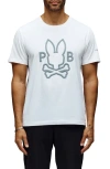 Psycho Bunny Chris Graphic T-shirt In White