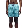 Psycho Bunny Chuck Bunny Print Swim Trunks