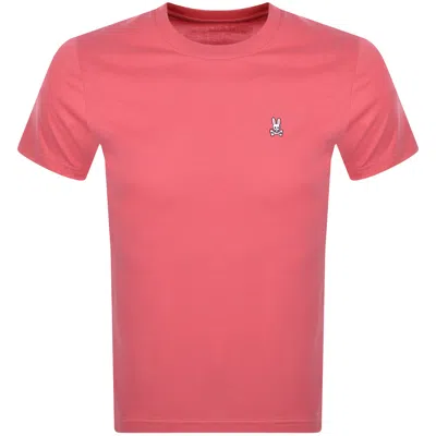 Psycho Bunny Classic Cn T Shirt Rubi Quartz In Pink