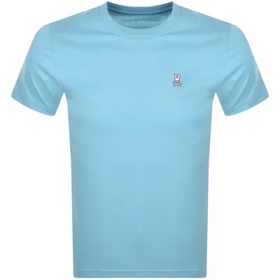 Psycho Bunny Classic Crew Neck T Shirt Blue