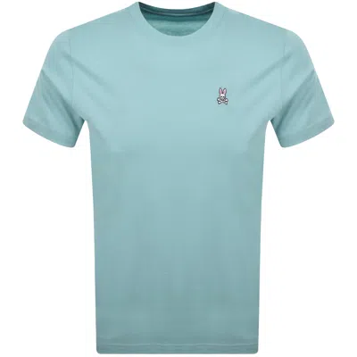 Psycho Bunny Classic Crew Neck T Shirt Blue