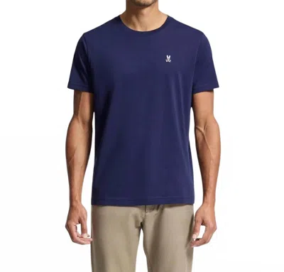Psycho Bunny Classic Crew Neck Tee In Electric Blue