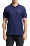 Psycho Bunny Classic Pima Cotton Polo In Evening Blue