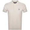 Psycho Bunny Classic Pique Polo T Shirt Beige In Neutral