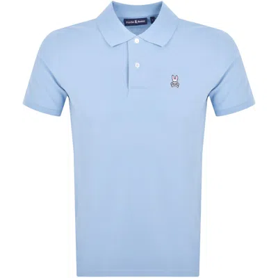 Psycho Bunny Classic Pique Polo T Shirt Blue