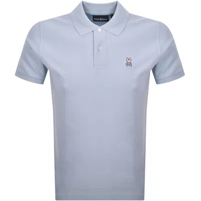 Psycho Bunny Classic Pique Polo T Shirt Blue