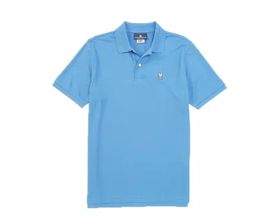 Psycho Bunny Classic Polo Columbia Blue Men's Big And Tall Shirt B9k001b1pc-col