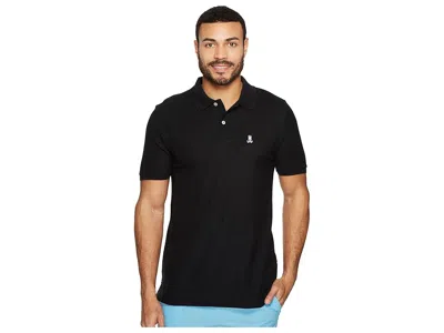 Psycho Bunny Classic Polo Men's Short Sleeve Pullover Black: Lg (us Men's 6)