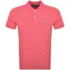 Psycho Bunny Classic Polo T Shirt Blue In Pink