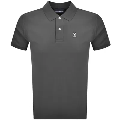 Psycho Bunny Classic Polo T Shirt Grey In Gray