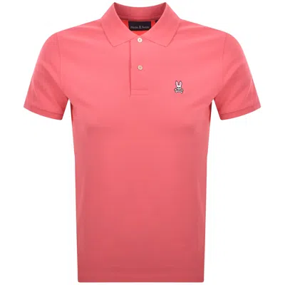 Psycho Bunny Classic Polo T Shirt Pink