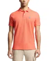 Psycho Bunny Classic Regular Fit Pique Polo In Hot Coral