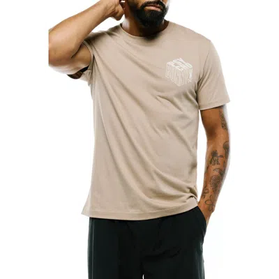 Psycho Bunny Conan Back Graphic Pima Cotton Graphic T-shirt In Stone