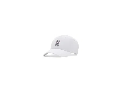 Psycho Bunny Core Tall Bunny Cap Baseball Caps White: One Size