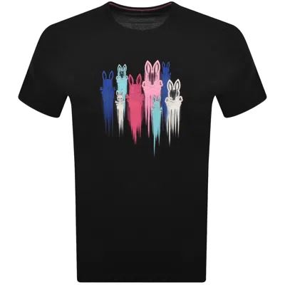 Psycho Bunny Cosmo Graphic T Shirt Black