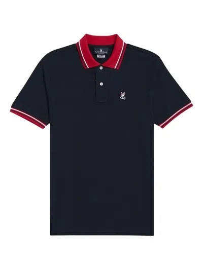 Psycho Bunny Cotton Polo Shirt In Blue