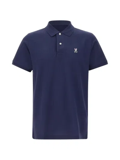 Psycho Bunny Cotton Polo Shirt In Blue
